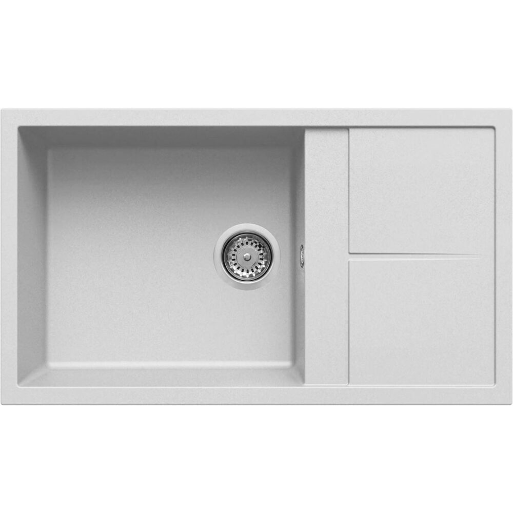 Νεροχύτης κουζίνας UNICO 410 Bianco 68 ELLECI 86x50cm 8032557036500 LGU41068