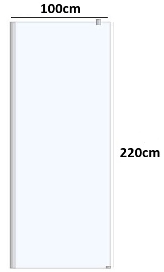 ΚΑΜΠΙΝΑ ΣΤΑΘΕΡΗ ATICAL 100x220 ΚΡΥΣΤΑΛΛΟ ΔΙΑΦΑΝΟ ΜΑΥΡΟ ΜΑΤ BRONZE 4 ΚΑΜΠΙΝΑ ΣΤΑΘΕΡΗ ATICAL 100x220 ΚΡΥΣΤΑΛΛΟ ΔΙΑΦΑΝΟ ΜΑΥΡΟ ΜΑΤ BRONZE - Image 2