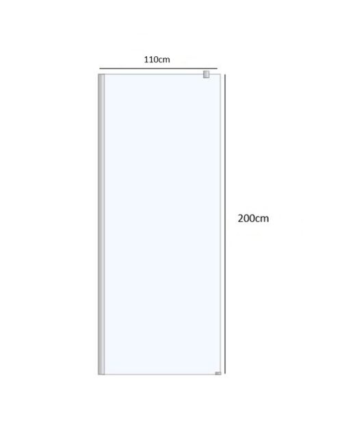 110 tech ΚΑΜΠΙΝΑ ΣΤΑΘΕΡΗ ATICAL 110x200 ΚΡΥΣΤΑΛΛΟ ΔΙΑΦΑΝΟ BRUSHED METAL GUN BRONZE