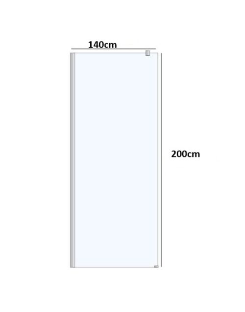 140 tech ΚΑΜΠΙΝΑ ΣΤΑΘΕΡΗ ATICAL 140x200 ΚΡΥΣΤΑΛΛΟ ΔΙΑΦΑΝΟ BRUSHED METAL GUN BRONZE
