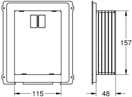 Alternative view of ΑΝΤΑΠΤΟΡΑΣ ΓΙΑ ΠΛΑΚΕΤΕΣ 40949000 GROHE