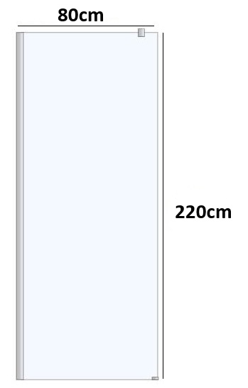 ΚΑΜΠΙΝΑ ΣΤΑΘΕΡΗ ATICAL 80x220 ΚΡΥΣΤΑΛΛΟ ΔΙΑΦΑΝΟ ΜΑΥΡΟ ΜΑΤ BRONZE 4 ΚΑΜΠΙΝΑ ΣΤΑΘΕΡΗ ATICAL 80x220 ΚΡΥΣΤΑΛΛΟ ΔΙΑΦΑΝΟ ΜΑΥΡΟ ΜΑΤ BRONZE - Image 2