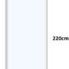 ΚΑΜΠΙΝΑ ΣΤΑΘΕΡΗ ATICAL 90x220 ΚΡΥΣΤΑΛΛΟ ΔΙΑΦΑΝΟ BRUSHED GOLD BRONZE 2 ΚΑΜΠΙΝΑ ΣΤΑΘΕΡΗ ATICAL 90x220 ΚΡΥΣΤΑΛΛΟ ΔΙΑΦΑΝΟ BRUSHED GOLD BRONZE