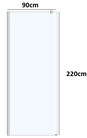 ΚΑΜΠΙΝΑ ΣΤΑΘΕΡΗ ATICAL 90x220 ΚΡΥΣΤΑΛΛΟ ΔΙΑΦΑΝΟ ΜΑΥΡΟ ΜΑΤ BRONZE 4 ΚΑΜΠΙΝΑ ΣΤΑΘΕΡΗ ATICAL 90x220 ΚΡΥΣΤΑΛΛΟ ΔΙΑΦΑΝΟ ΜΑΥΡΟ ΜΑΤ BRONZE - Image 2
