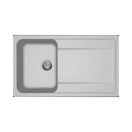 Νεροχύτης κουζίνας LIFE 400 Aluminium 79 ELLECI 86x50cm 8032557110262 LM240079