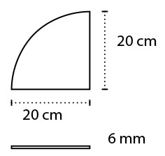 Εταζέρα γωνιακή γυάλινη ματ MENSOLE 0620-09 KARAG 20cm 4 0620 Εταζέρα γωνιακή γυάλινη ματ MENSOLE 0620-09 KARAG 20cm 3800201580953 0620-99