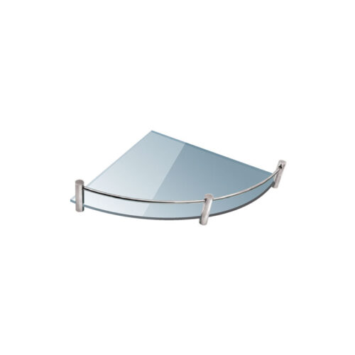 Εταζέρα γωνιακή γυάλινη ματ MENSOLE 0622-09 Χρωμέ KARAG 20cm 3800201582094 0622-99