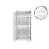 Θερμαντικό σώμα μπάνιου White Matt NILE 1180-600 KARAG 3x60x118cm 5206836102498 1180-600-W