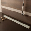 Σιφόνι δαπέδου από λευκό γυαλί Confluo FRAMELESS PESTAN 65cm 8600198348513 13701213