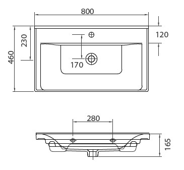 Νιπτήρας αναρτώμενος SAVA 2080 KARAG 80x46x16,5cm 4 2080 Νιπτήρας αναρτώμενος SAVA 2080 KARAG 80x46x16,5cm 5206836013053 2080