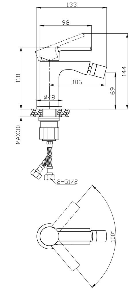 Μπαταρία μπιντέ TATI 28808 KARAG 4 28808 315 Μπαταρία μπιντέ TATI 28808 KARAG 5206836665726 28808