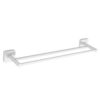 Πετσετοκρεμάστρα διπλή QUATTRO 4262 66 Λευκή ματ KARAG 60cm 3800201585378 426266