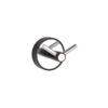 Άγκιστρο μπάνιου διπλό OPTIMO 6209 Μαύρο KARAG 3800201581042 6202