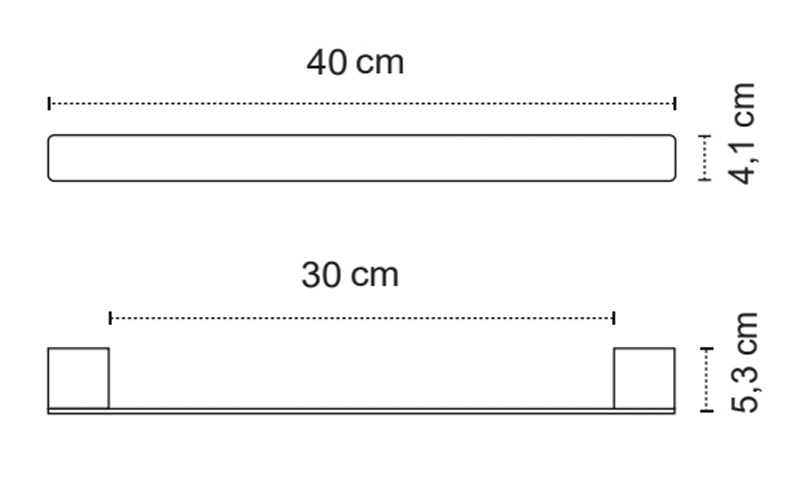 Πετσετοκρεμάστρα NEO 8240 66 Λευκή ματ KARAG 40cm 4 8240 Πετσετοκρεμάστρα NEO 8240 66 Λευκή ματ KARAG 40cm 3800201587914 824066