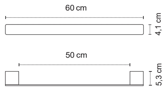 Πετσετοκρεμάστρα NEO 8260 55 Μαύρη ματ KARAG 60cm 4 8260 Πετσετοκρεμάστρα NEO 8260 55 Μαύρη ματ KARAG 60cm 3800201587662 826055