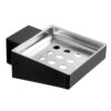 Σαπουνοθήκη σχαρωτή NEO 8303 55 Μαύρη ματ KARAG 9cm 3800201587747 830355