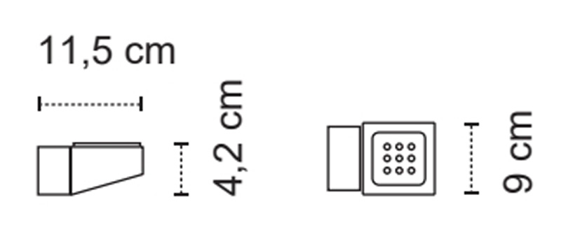 8303 edit 470 Σαπουνοθήκη σχαρωτή NEO 8303 55 Μαύρη ματ KARAG 9cm 3800201587747 830355