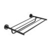 Ραφιέρα πετσετών UNO 9626 55 Μαύρη ματ KARAG 60cm 3800201583114 962655