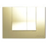 Πλακέτα καζανακίου διπλής λειτουργίας ALINDA Gold Matt A227-007 KARAG 5206836685823 A227-007