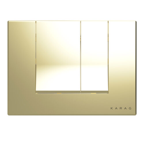 Πλακέτα καζανακίου διπλής λειτουργίας ALINDA Gold Matt A227-007 KARAG 5206836685823 A227-007