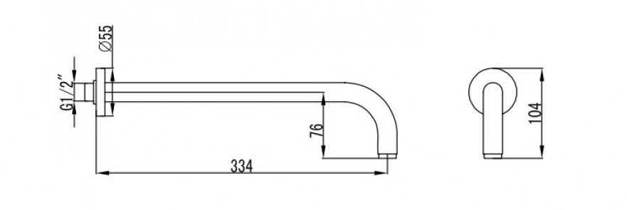 Βραχίονας παροχής νερού Χρωμέ 9E PRAXIS KARAG 33,4cm 4 AC00903 Βραχίονας παροχής νερού Χρωμέ 9E PRAXIS KARAG 33,4cm 5206836101347 9E
