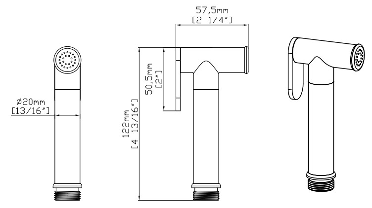 Τηλέφωνο μπιντέ ARTEMIS Nero AC545B-N KARAG 4 AC545 03 01 1 spec sheet 643 Τηλέφωνο μπιντέ ARTEMIS Nero AC545B-N KARAG 5206836616902 AC545BNE