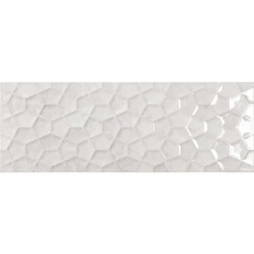 Πλακάκι ARIANA White Rlv KARAG 25x70cm 5206836072906 ARIWR2570
