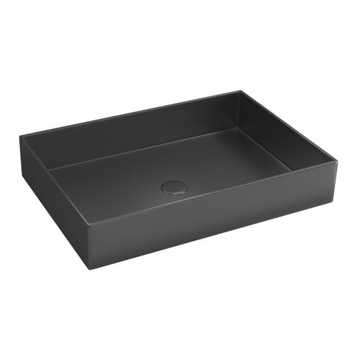 Νιπτήρας επικαθήμενος ανοξείδωτος SATURN Gun Metal BB9812-BGM KARAG 55x38x10cm 5206836624112 BB9812-BGM