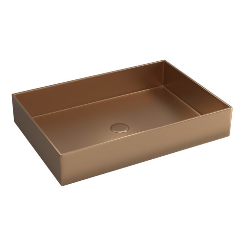 Νιπτήρας επικαθήμενος ανοξείδωτος SATURN Rose Gold BB9812-BRG KARAG 55x38x10cm 5206836624129 BB9812-BRG