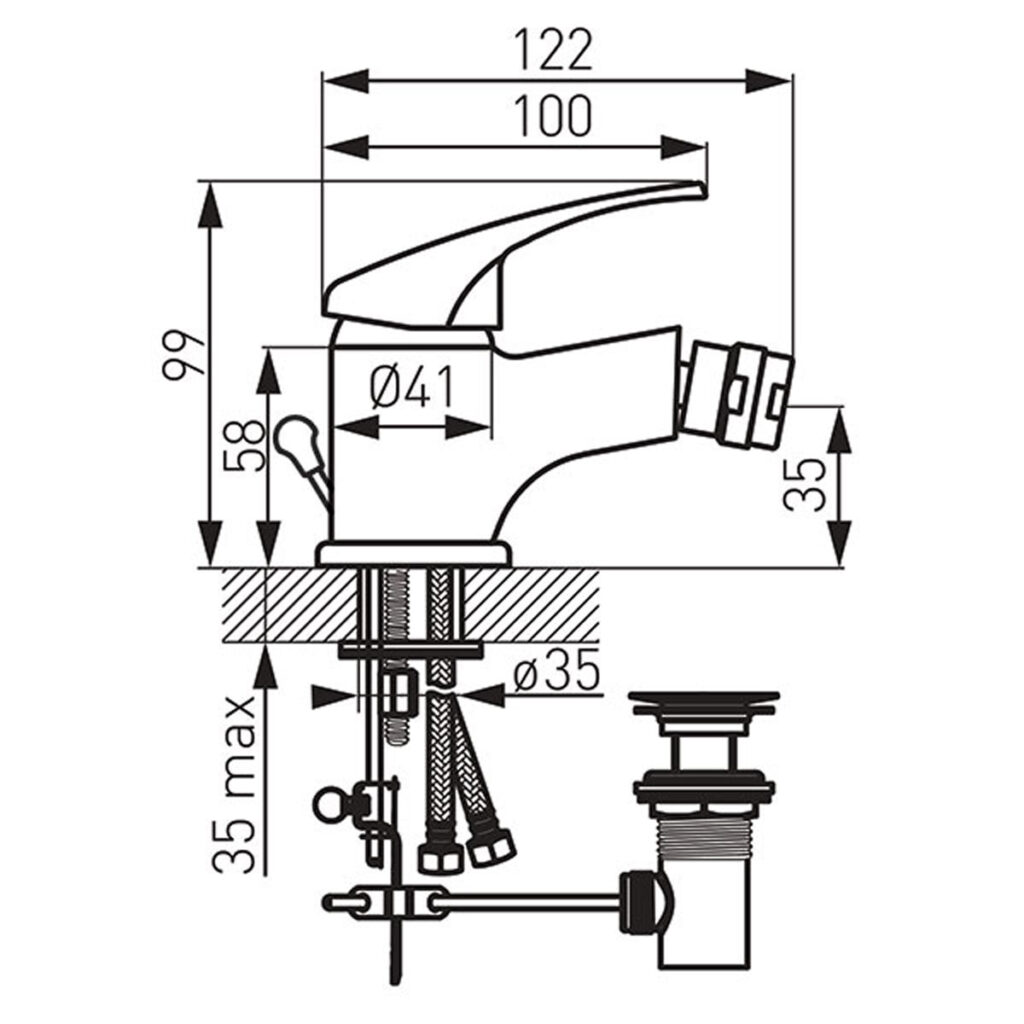 Μπαταρία μπιντέ BASIC BBC6 FERRO 4 BBC6 Μπαταρία μπιντέ BASIC BBC6 FERRO 5903738205899 BBC6