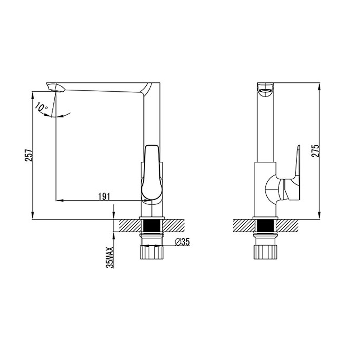 Μπαταρία κουζίνας White/Chrome ADORE BDR4 FERRO 4 BDR4BLC Μπαταρία κουζίνας White/Chrome ADORE BDR4 FERRO 5903738222223 BDR4