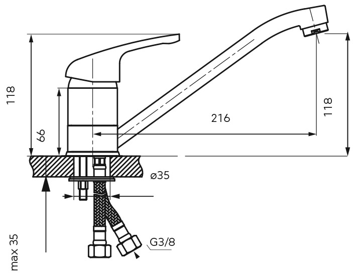 Μπαταρία κουζίνας Graphite FREYA BFR4B FERRO 4 BFR4 Μπαταρία κουζίνας Graphite FREYA BFR4B FERRO 5902194970273 BFR4B