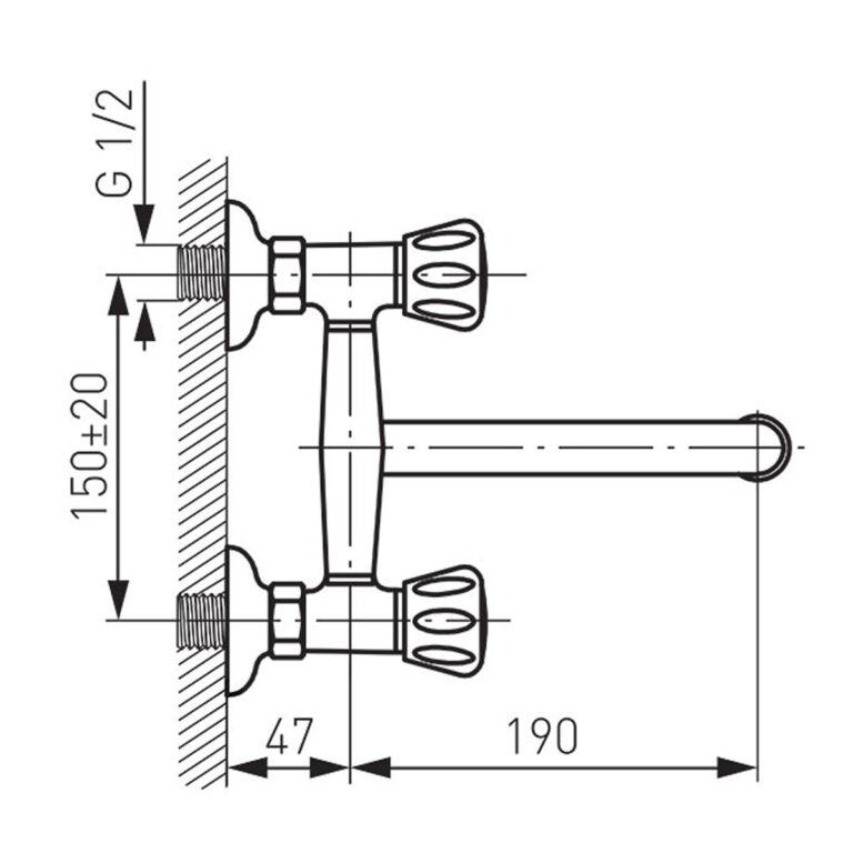 BST5 Μπαταρία κουζίνας εντοιχισμού STANDARD BST5 FERRO 5901095604669 BST5