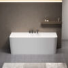 Μπανιέρα ελεύθερης τοποθέτησης RHODES C966 Λευκή ματ KARAG 170x80x59cm 5206836659787 C966-1700