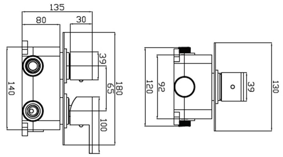 CFL04A Μίκτης ντους τριπλός DELOS Cromo CFL04A KARAG 5206836019666 CFL04A