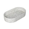 Νιπτήρας επικαθήμενος με βαλβίδα LINUS Stracciatella CS-0010 KARAG 60x35x12cm 5206836668512 CS-0010-E3