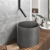 Νιπτήρας επικαθήμενος με βαλβίδα CLEON Cement CS-0058 KARAG Ø39x30cm 5206836668581 CS-0058-D5