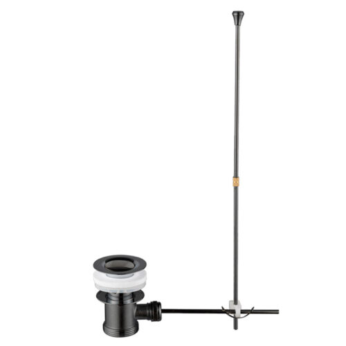 Βαλβίδα νιπτήρος με υπερχείλιση D144-GM Gun Metal KARAG 5206836616810 D144GM