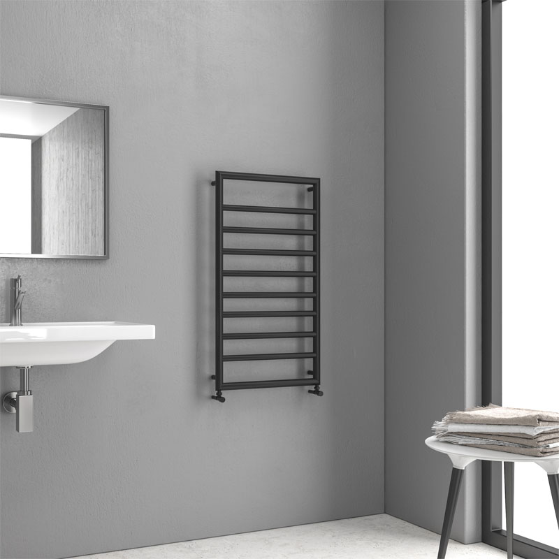 Θερμαντικό σώμα μπάνιου Black Matt DESIGN 7 900 KARAG 10,7x50x90cm 3 Θερμαντικό σώμα μπάνιου Black Matt DESIGN 7 900 KARAG 10