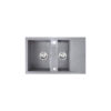 Νεροχύτης κουζίνας γκρι DRGM3/48/79GA FERRO 79x48cm 5902194986908 DRGM3.48.79GA