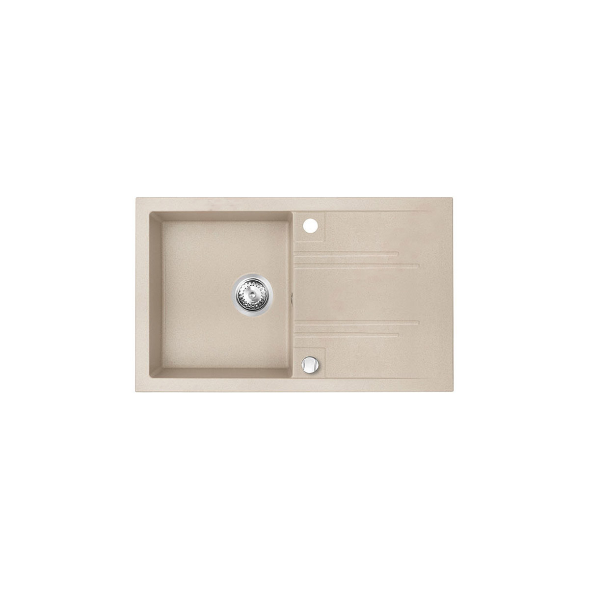 Νεροχύτης κουζίνας άμμου DRGM48/78SA FERRO 78x48cm 3 Νεροχύτης κουζίνας άμμου DRGM48/78SA FERRO 78x48cm 5902194987011 DRGM48.78SA