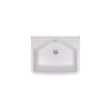 Νεροχύτης κουζίνας λευκός DRK37/46W FERRO 46x37cm 5902194950008 DRK37.46W