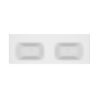 Νιπτήρας επίπλου διπλός ELOISE 120v2 KARAG 120x46x16cm 5206836003139 ELOISE-120V2