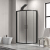 Καμπίνα ημικυκλική με σατινέ κρύσταλλο FLORA 200 Black KARAG 80x80x190cm 2 Καμπίνα ημικυκλική με σατινέ κρύσταλλο FLORA 200 Black KARAG 80x80x190cm 5206836649337 FLONE20080S