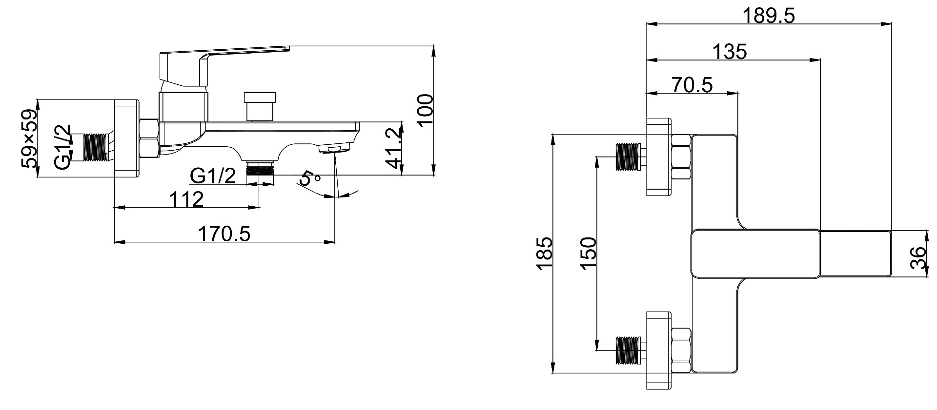 Μπαταρία λουτρού DELOS Cromo FW41C299-1CP KARAG 4 FW41C299 drawing edit 972 Μπαταρία λουτρού DELOS Cromo FW41C299-1CP KARAG 5206836689081 FW41C299-1CP