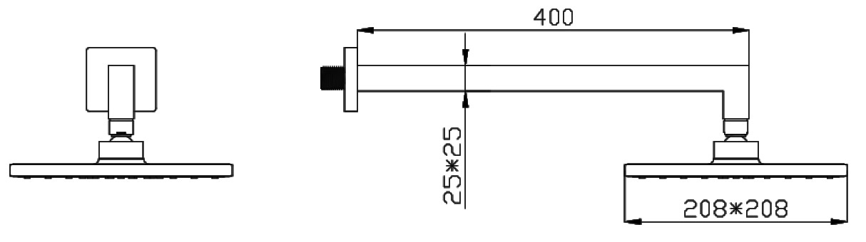 Κεφαλή ντους με βραχίονα DELOS Nero G38E-T282BL KARAG 4 G38E Κεφαλή ντους με βραχίονα DELOS Nero G38E-T282BL KARAG 5206836629698 G38E-T282BL