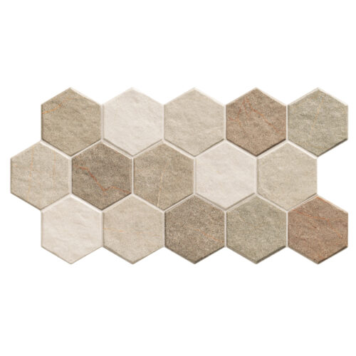 Πλακάκι HEX Stonehenge Earth KARAG 26