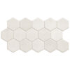 Πλακάκι HEX White KARAG 26,5x51cm 2 Πλακάκι HEX White KARAG 26