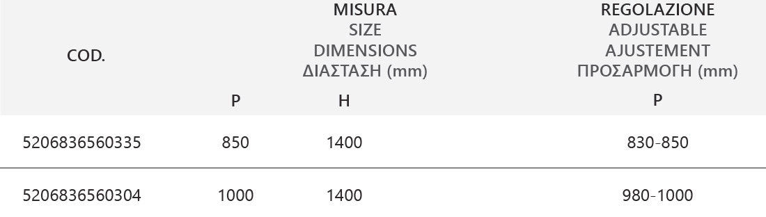 Πάνελ μπανιέρας σταθερό με διάφανο κρύσταλλο IRO Cromo KARAG 5 IRO CROMO CLEAR FISSO Πάνελ μπανιέρας σταθερό με διάφανο κρύσταλλο IRO Cromo KARAG 5206836089799 IRO