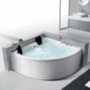 Μπανιέρα με σύστημα υδρομασάζ LUSTICIA K-1202 KARAG 150x150x60cm 5206836523521 K-1202